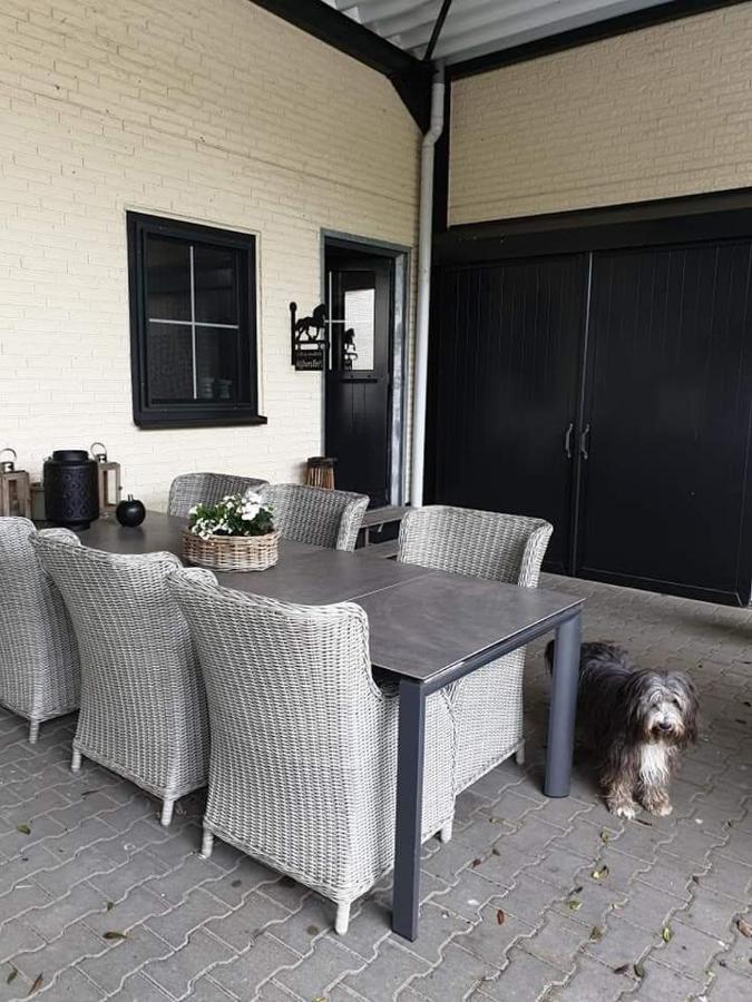 Luxe Gastenkamer Met Living En Keuken Bij Friezen Paarden Stal Pellendijk Westendorp Экстерьер фото